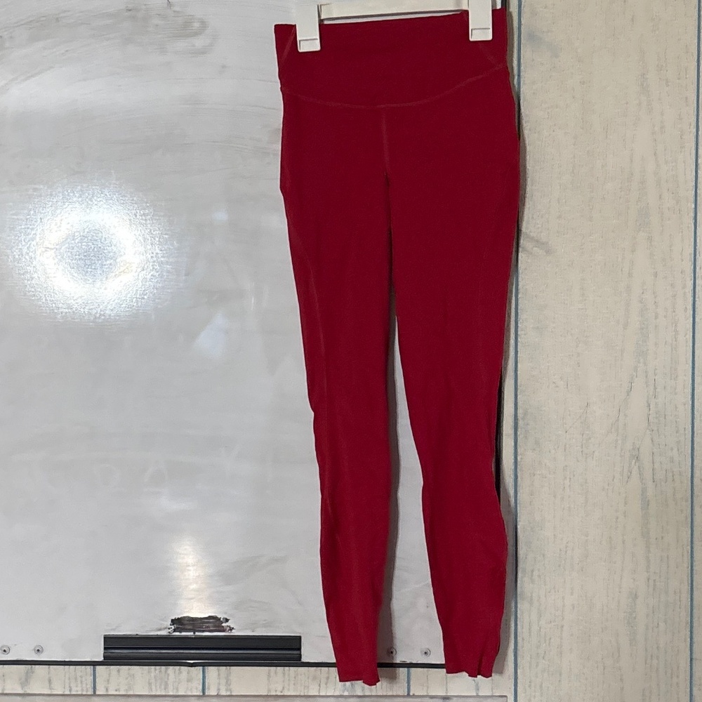 Red lululemon Align™ High-Rise Pant full length